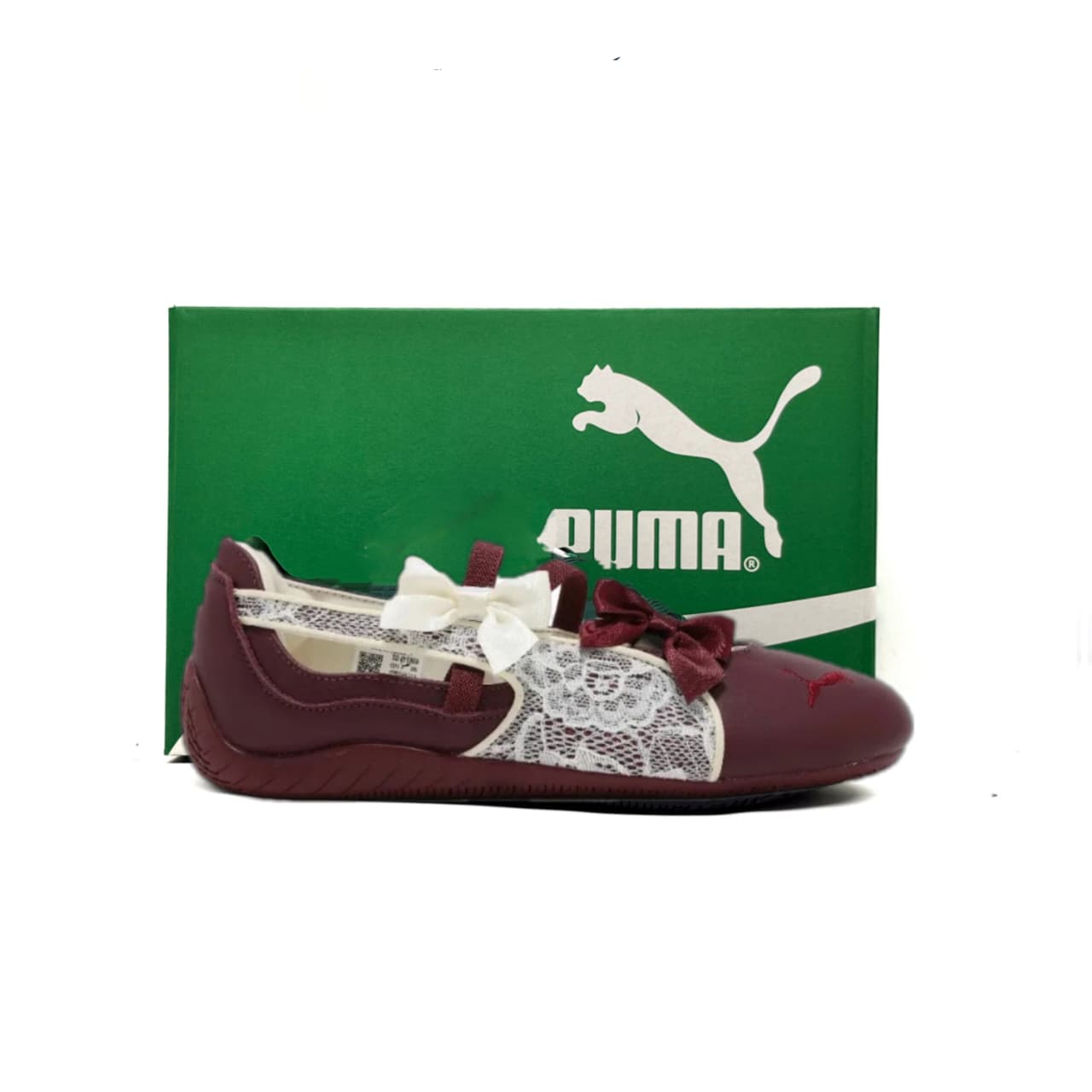 Puma Speedcat Ballet Laces Ruby Shimmer Ivory / Maroon