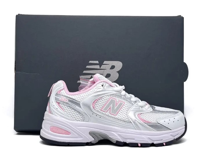 New Balance/NB 530 White Mid Century Pink #2
